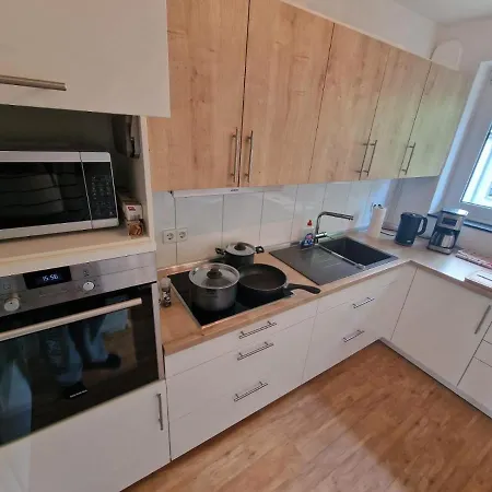 Ecocube Apartment2 Meppen14, Balkon, Kueche, Waschmaschine *