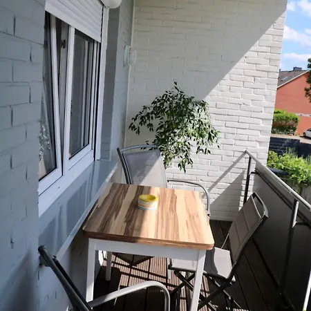Ecocube Apartment2 Meppen14, Balkon, Kueche, Waschmaschine * Meppen