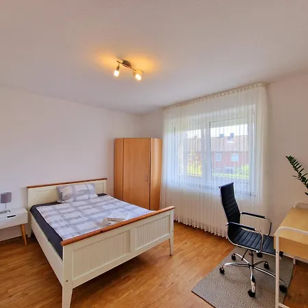 Ecocube Apartment2 Meppen14, Balkon, Kueche, Waschmaschine Apartment Meppen